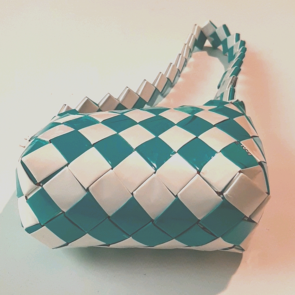 Woven Candy Wrapper Small Purse - image 3